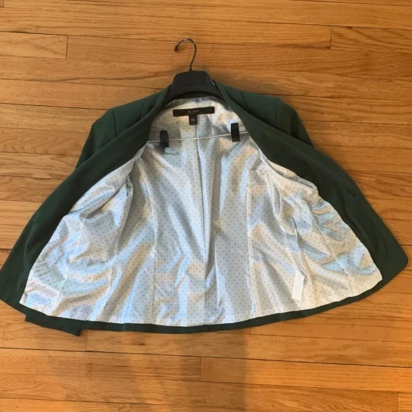 Kensie Women's Dark Green Single-Button Blazer Sz M - Picture 7 of 16